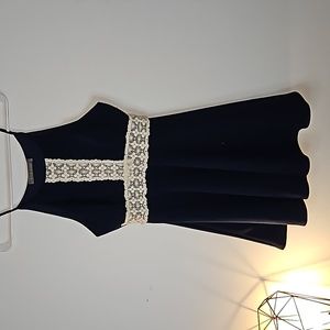 Finn & Clover Blue and White Dress Size Small